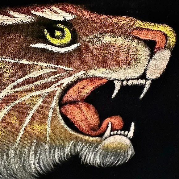 2 oil paintings on velvet, sponge real wood frame. In great condition. Not bird. - Picture 7 of 10